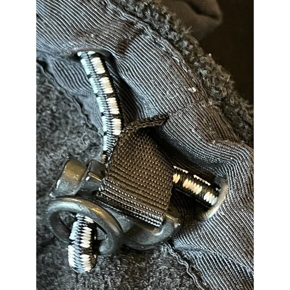 Marmot‎ Mens Windstopper Black Full-Zip Fleece Jacket Large Pockets Velcro Cuffs - Picture 13 of 15